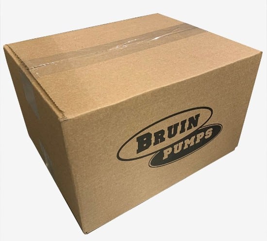 Bruin Pumps custom packaging design.