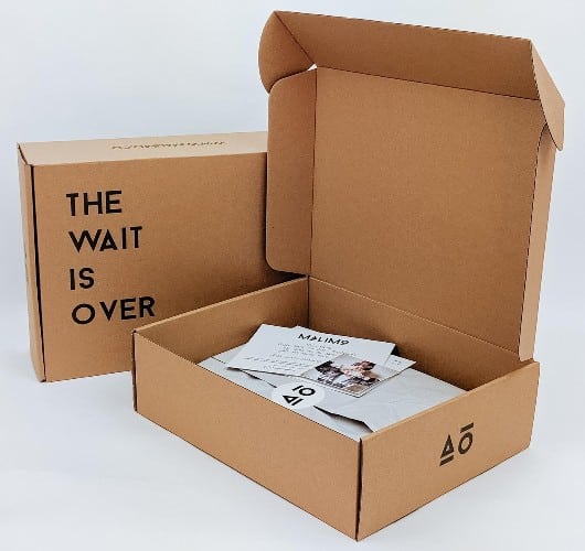 Malimo custom packaging design.