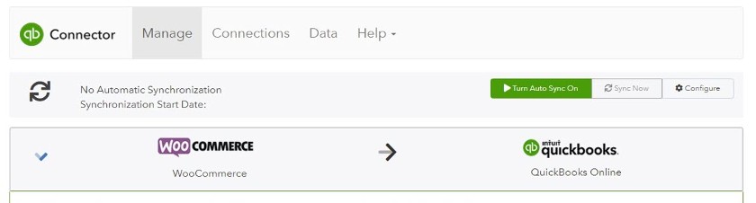 Manage Connections in Connector.