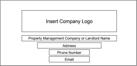 Property management company contact information.