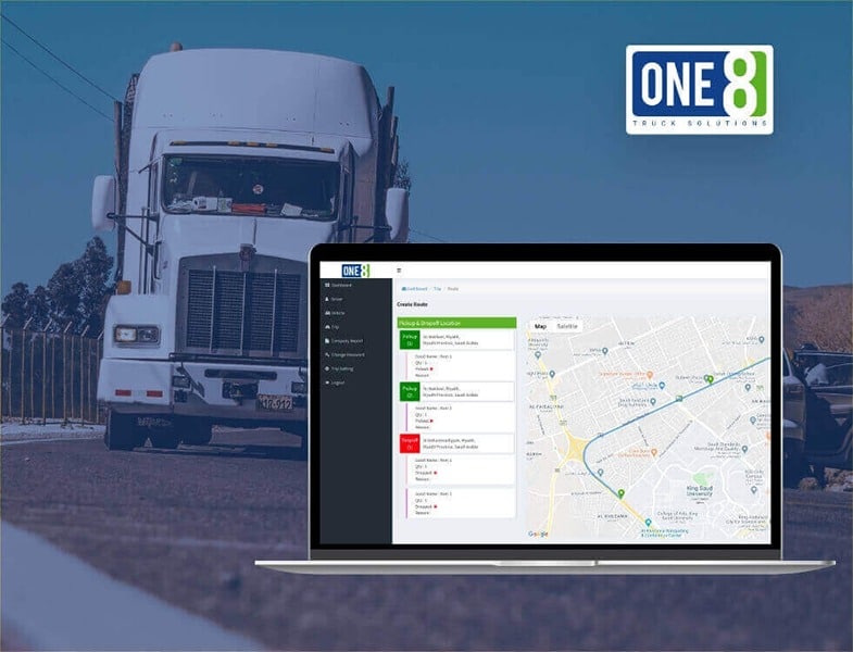 Space-O customized cloud-based transportation management system for logistics company.