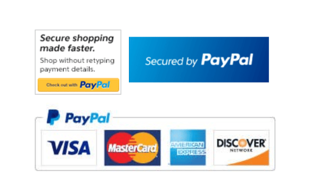 PayPal logo on your ecommerce store can help increase conversions by 28 percent.
