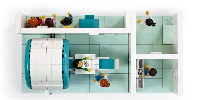 Lego MRI scanners brand publicity stunt.