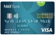 M&T Business Rewards Credit Card sample.