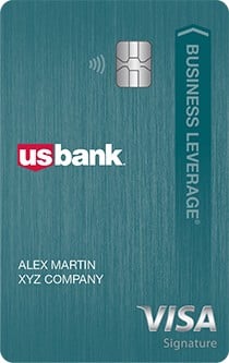 U.S. Bank Business Leverage Visa Signature Card sample.