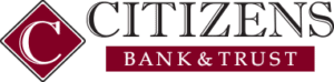 Citizens Bank and Trust logo.