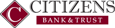 Citizens Bank and Trust logo.