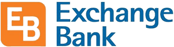 Exchange Bank logo.
