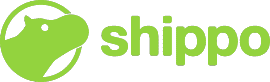 Shippo logo that links to the Shippo homepage in a new tab.
