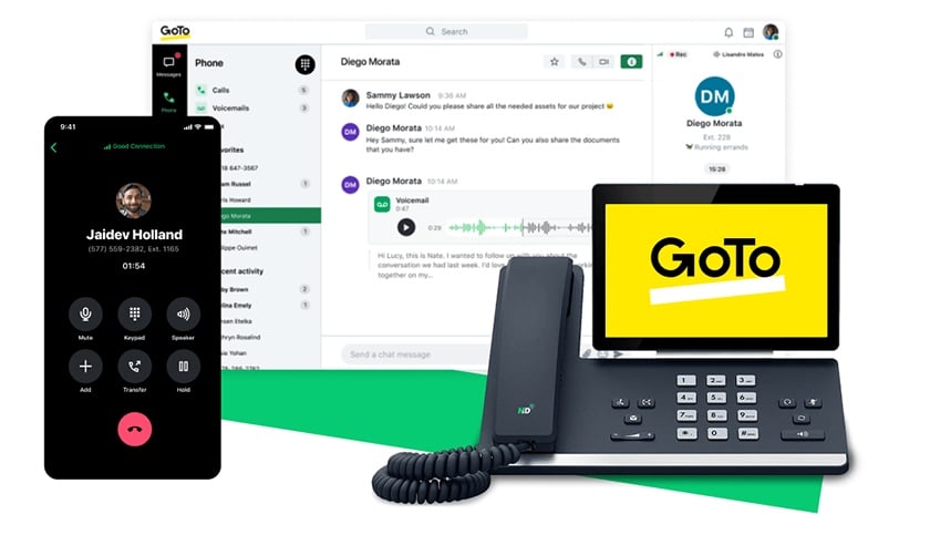 GoTo Connect easy-to-use way for team members to communicate and stay connected.