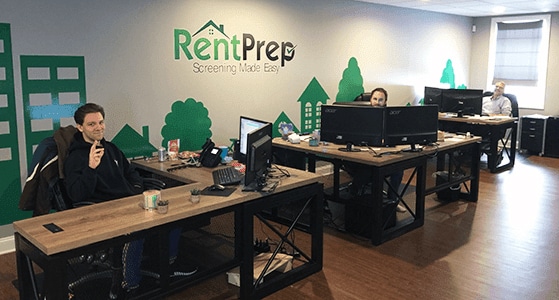 RentPrep Team in office.