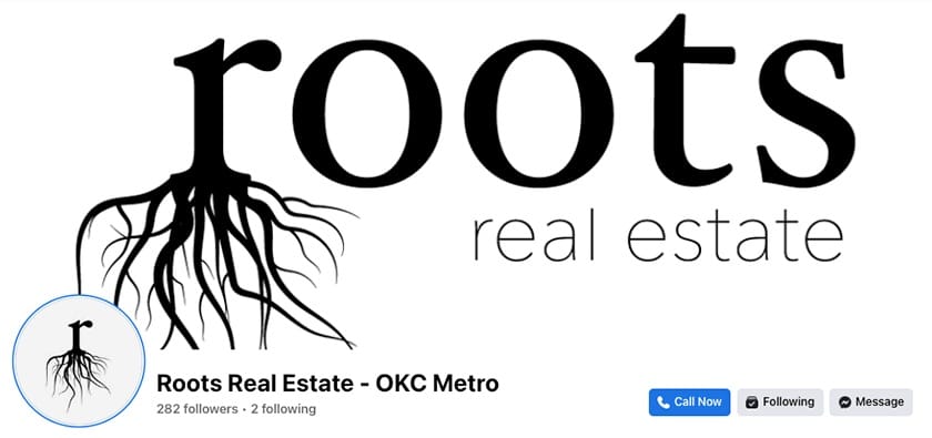 Roots real estate Facebook account