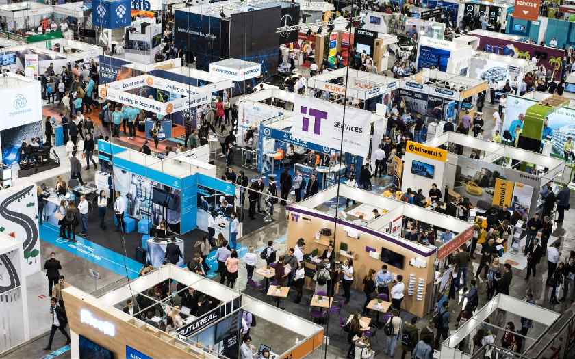 In-person job fairs can draw large numbers of potential candidates.