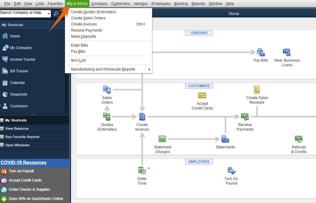 QuickBooks Premier Manufacturing & Wholesale Review