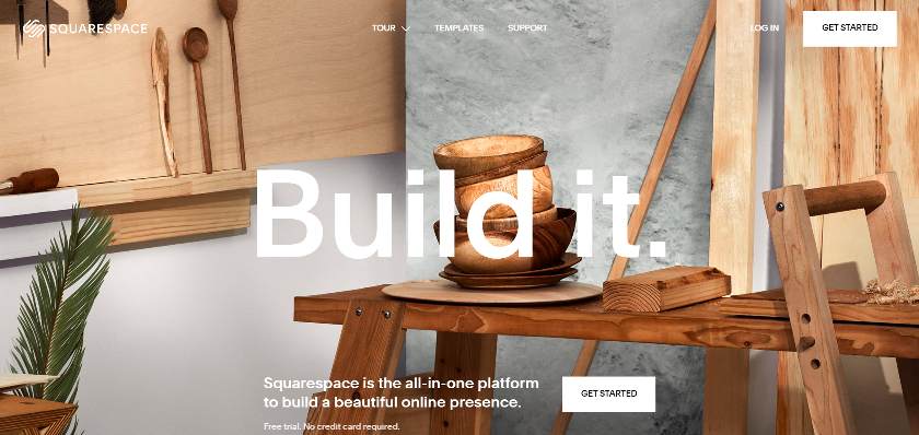 Squarespace is known for its simple modern and aesthetically pleasing website templates.