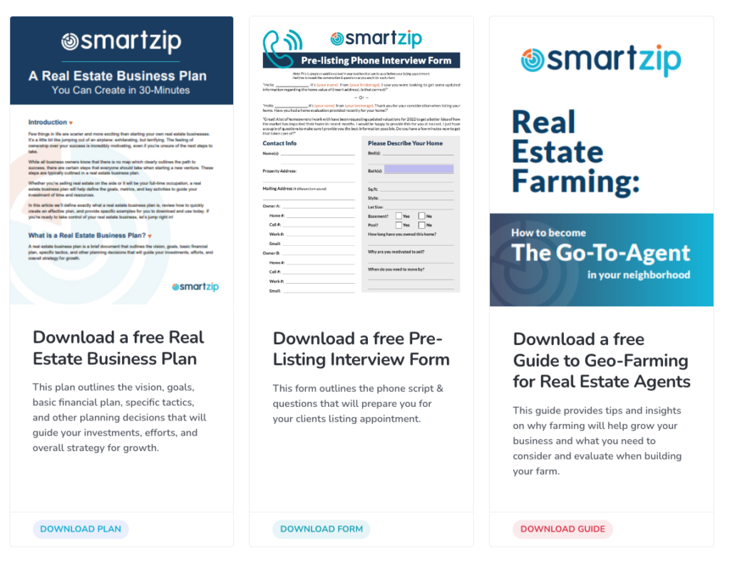 SmartZip plans and guides available for download