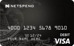 Netspend Prepaid Debit Card sample