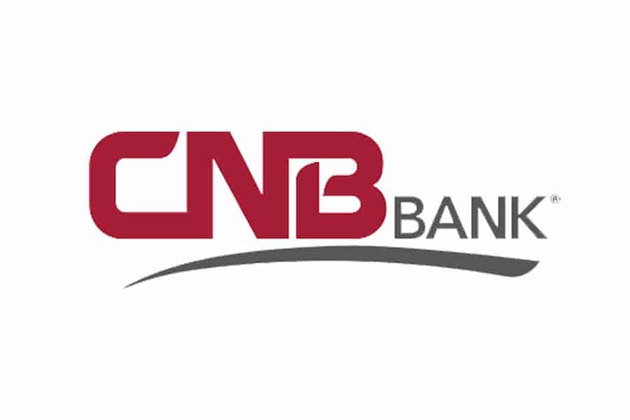 CNB bank business checking logo.