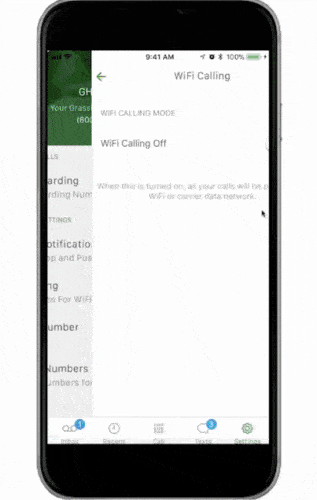 Grasshopper VoIP + Wi-Fi calling feature