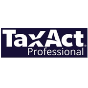 TaxAct Professional logo that links to TaxAct Professional homepage.