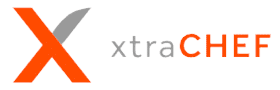 XtraChef logo that links to the XtraChef homepage in a new tab.