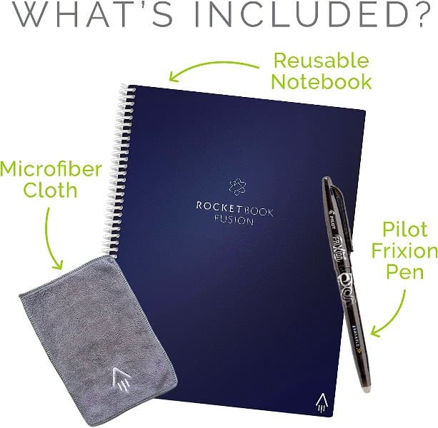 Amazon Rocketbook fusion smart reusable notebook