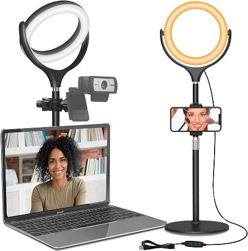 Amazon computer ring light for video conference