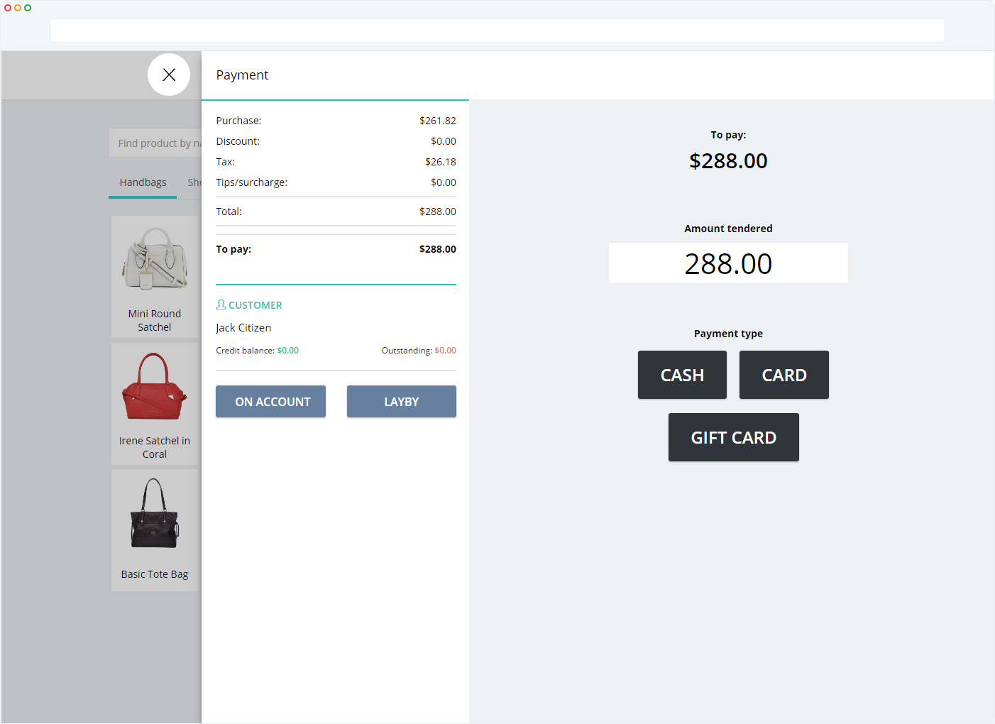 Hike's checkout screen with multiple payment method options.