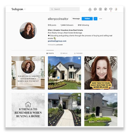 Sample Instagram page managed through Brand Builder.