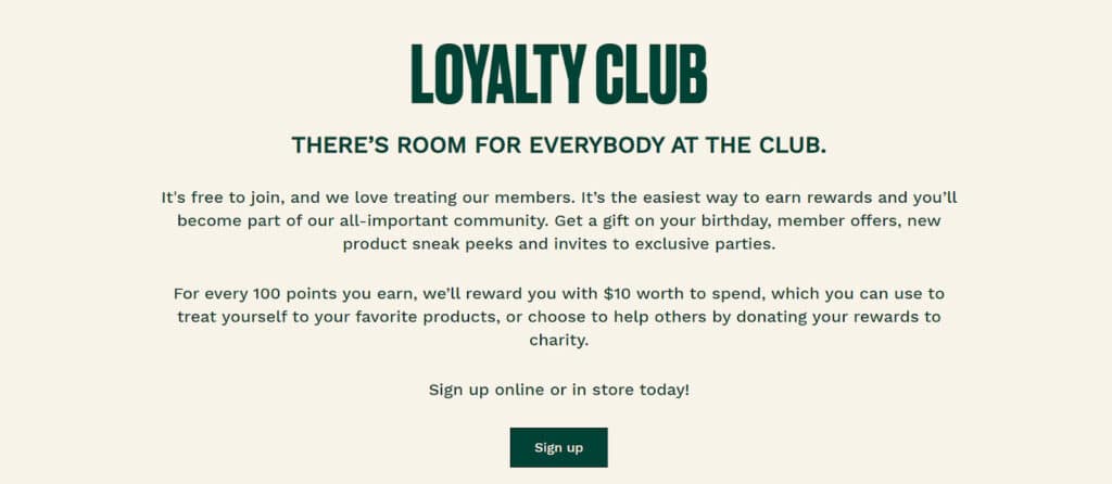 loyalty program business plan sample