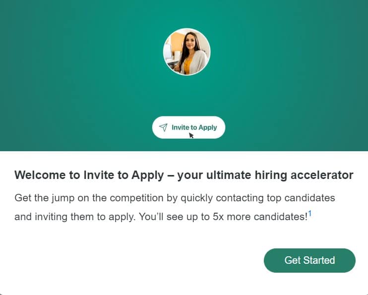 ZipRecruiter allows you to invite qualified candidates to apply to your open positions.