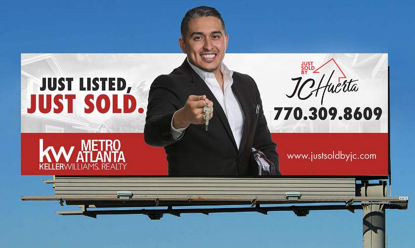 Example of an excellent real estate billboard.