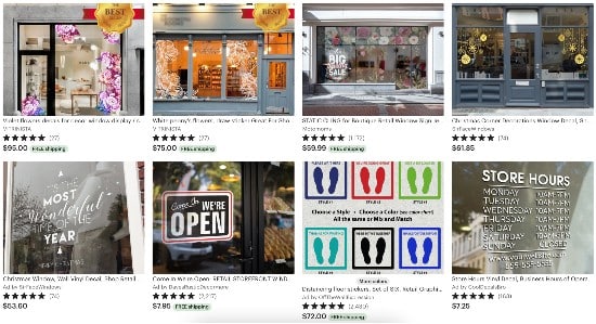 Store Window Decals
