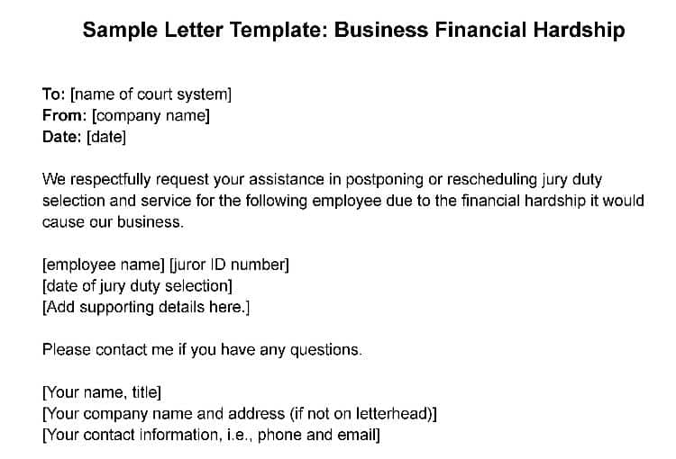 Sample business excuse letters.