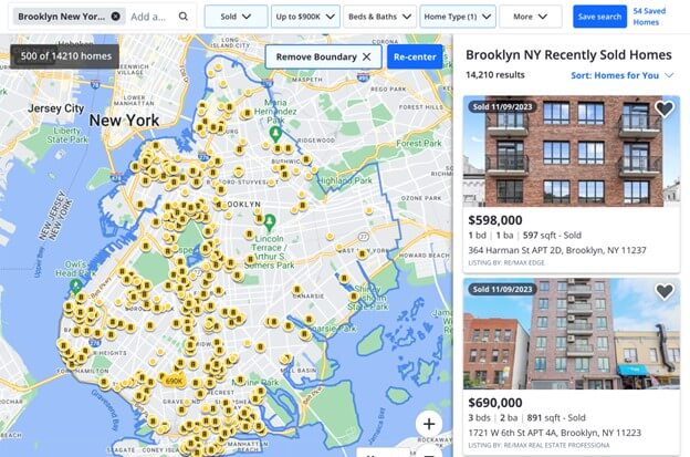 Zillow condos sold in Brooklyn New York