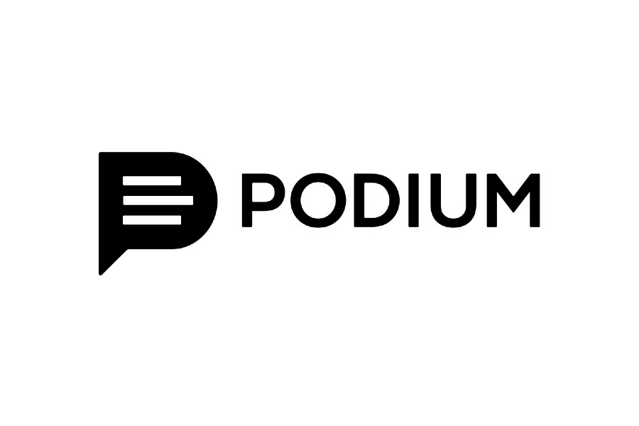 Podium logo.