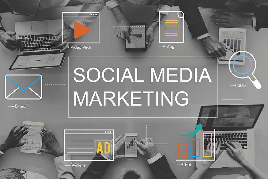 A team planning for Social Media marketing