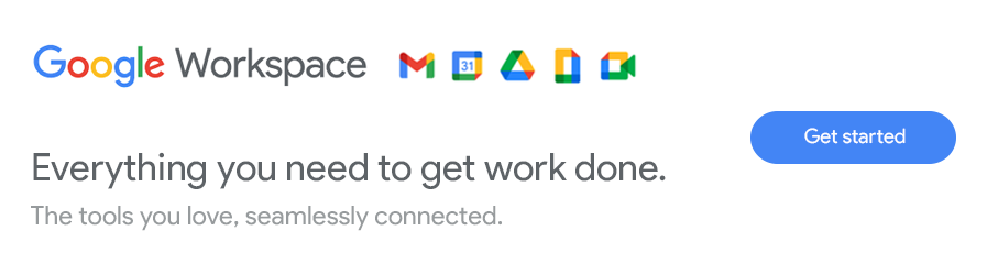 Google Workspace banner