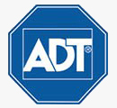ADT logo that links to the ADT homepage in a new tab.