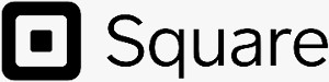 Square logo that links to the Square homepage in a new tab.