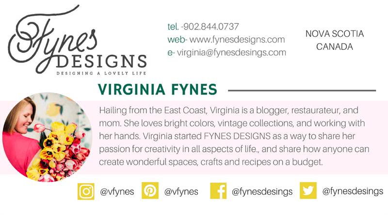 Social media profiles in Fynes Designs' press kit