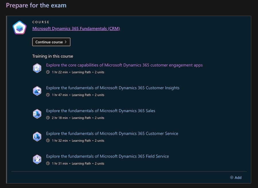 An overview of the Microsoft Dynamics 365 Fundamentals certification course.