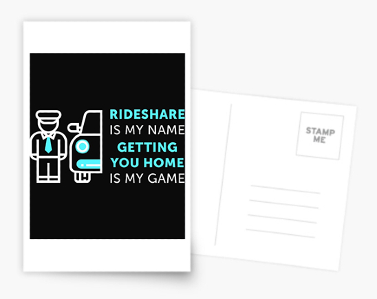 Rideshare Postcard Example