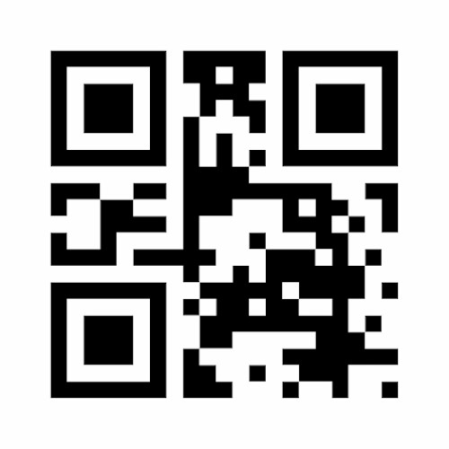 An example of a QR code.