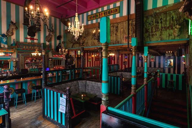 Photo of the interior of the Unicorn in Seattle WA.