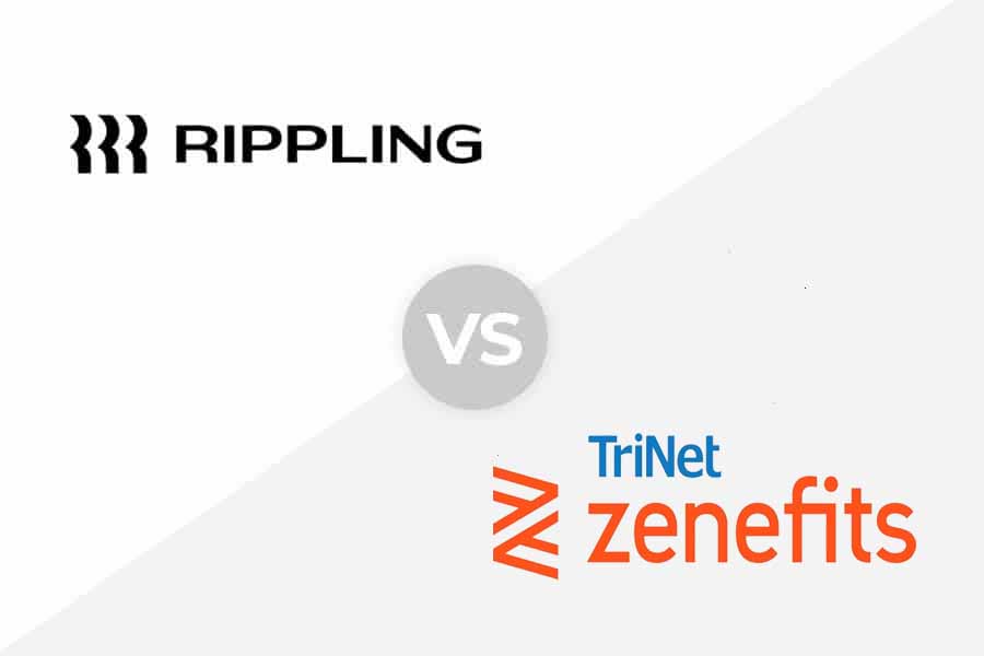 Rippling vs TriNet Zenefits logo
