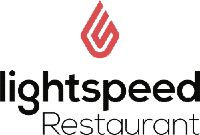 Lightspeed Restaurant logo that links to the Lightspeed Restaurant homepage in a new tab.