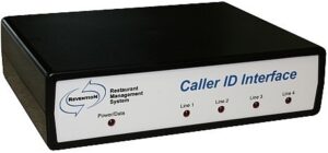 HungerRush's caller ID Ethernet interface.