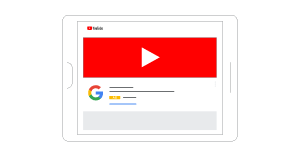 YouTube masthead video ad placement example