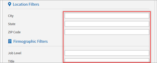 Filtering B2B contacts database in VanillaSoft